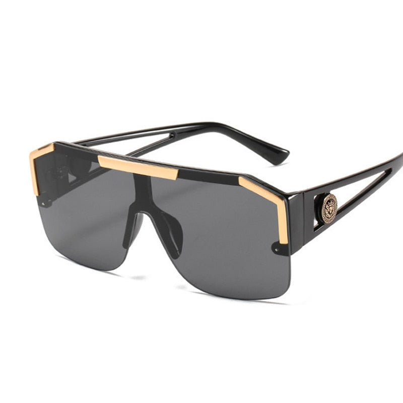 Luxury Brand Designer Fashion Gradient Square Shades Sunglasses