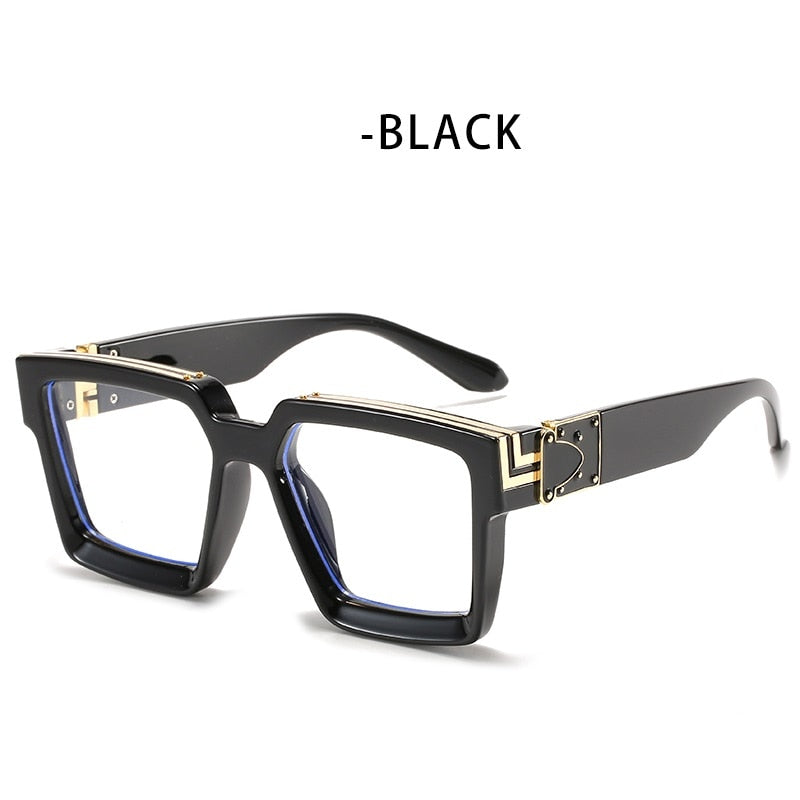 Steampunk Sunglasses Men's Retro Trend Women's Square Anti-Glare Driving Sunglasses