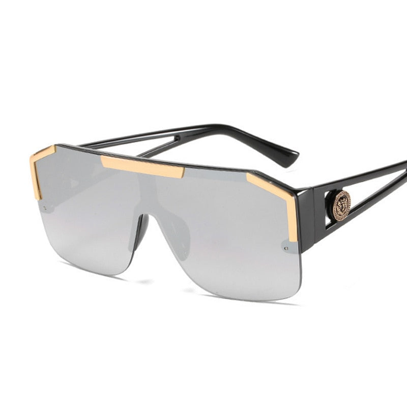 Luxury Brand Designer Fashion Gradient Square Shades Sunglasses