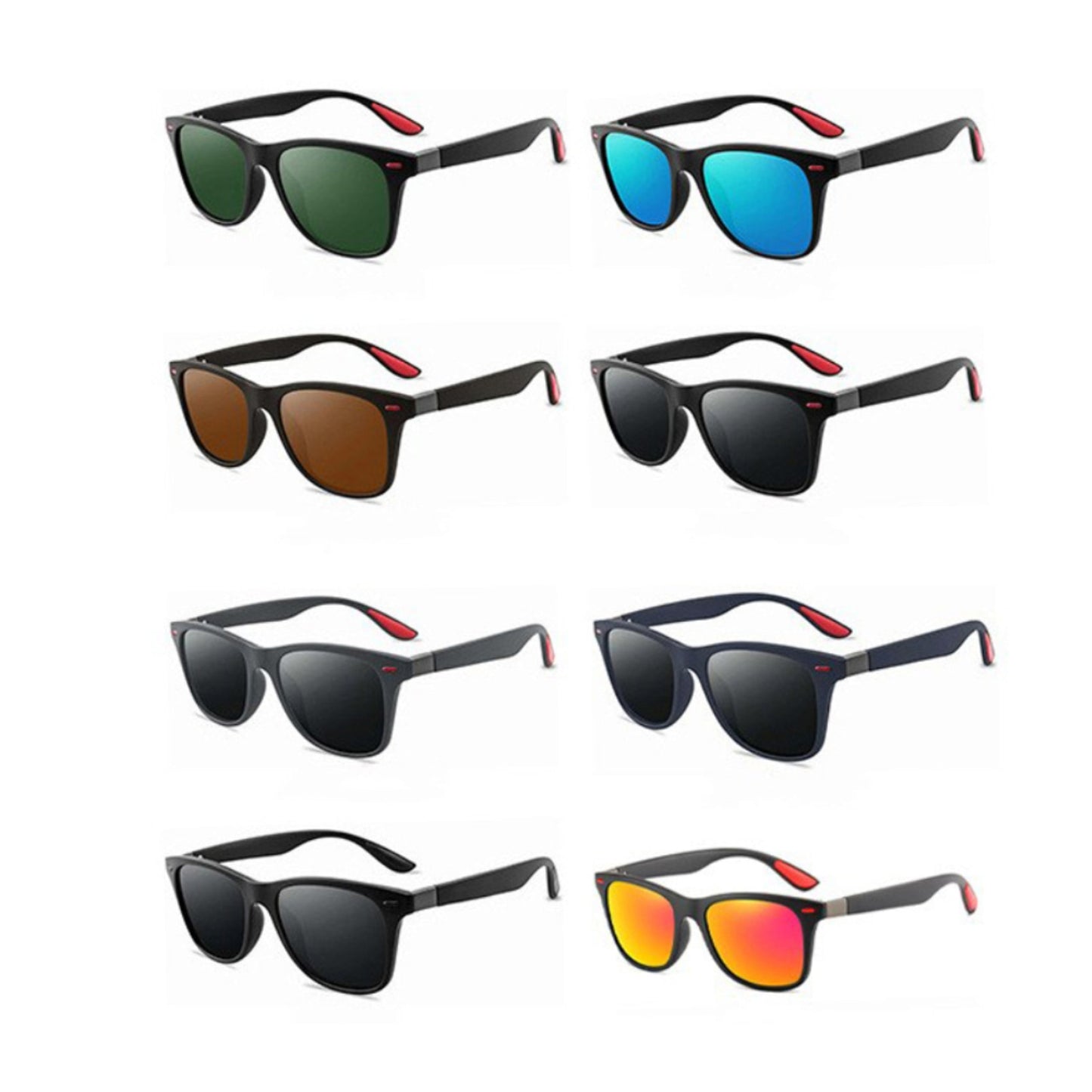 Polarized Men Women Square Anti-glare Goggle Travel Fishing Cycling Sunglasses UV400 Sunglasses
