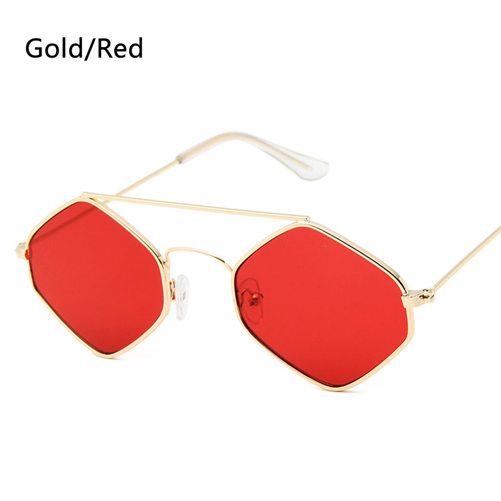 Rectangle Rimless Square Vintage Glasses Luxury Design Unisex Retro Frame Gradient UV400 Eyewear Sunglasses