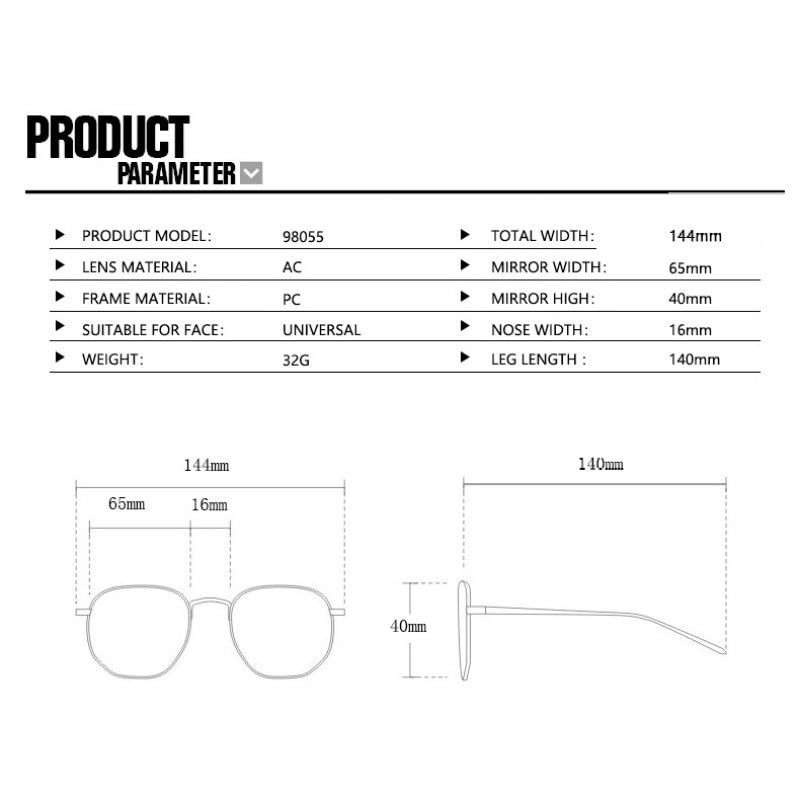 Retro Rectangle Women's Vintage Small Frame Classic Black Square Sunglasses