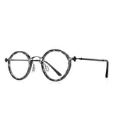 Men Steampunk Glasses Frame Popular Women Retro Round Eye Frames For Men Women Titanium Frame