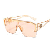 Luxury Brand Designer Fashion Gradient Square Shades Sunglasses