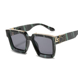 Driving Square Frame Fishing Travel Unisex Goggles Sports UV400 Eyewear Sunglasses