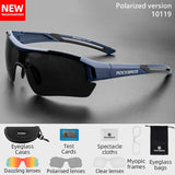 Polarized Cycling Glasses Men Sports Road MTB Mountain Bike Bicycle Riding Protection Goggles Eyewear 5 Lens Sunglasses