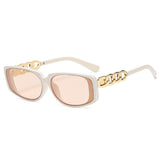 Square Women's Punk Vintage Rectangle UV400 Sunglasses